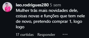 Print do comentário de leo.rodrigues280 no Instagram